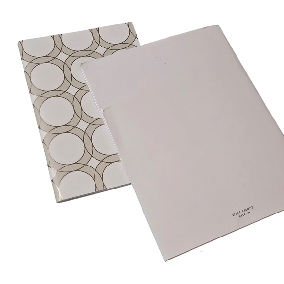 West Emory Set of 2 Golden Sands Embossed Stitched Notebooks - Picture 3 of 4